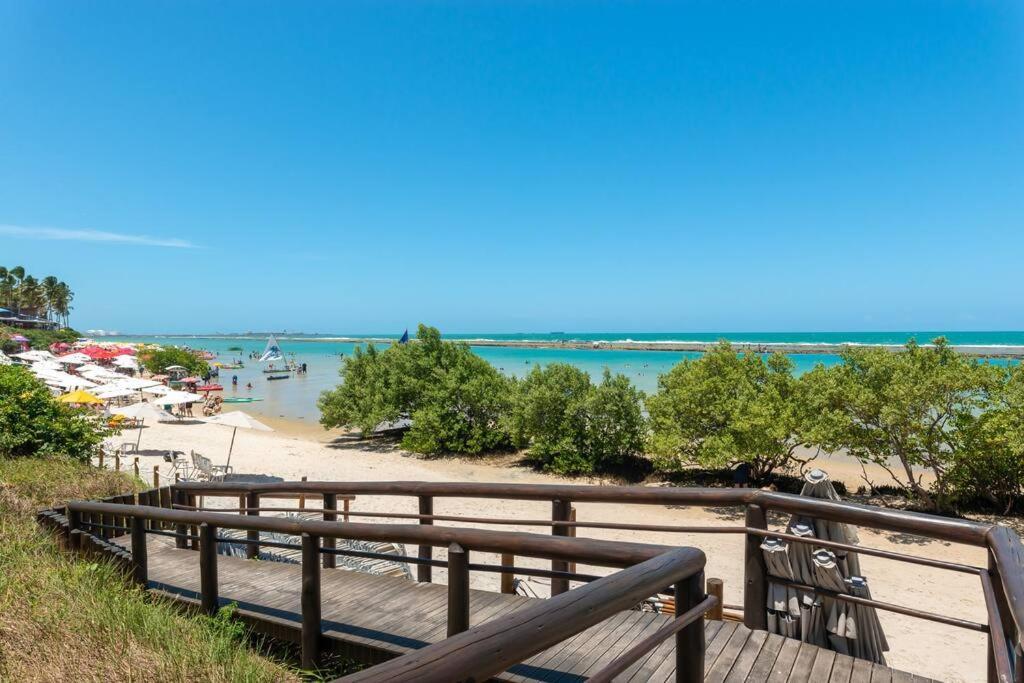 Flat Vista Mar No La Fleur Polinesia - Muro Alto - Porto De Galinhas Cupe Exterior foto